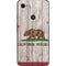 California Flag Dark Wood Google Pixel 3 XL Skin